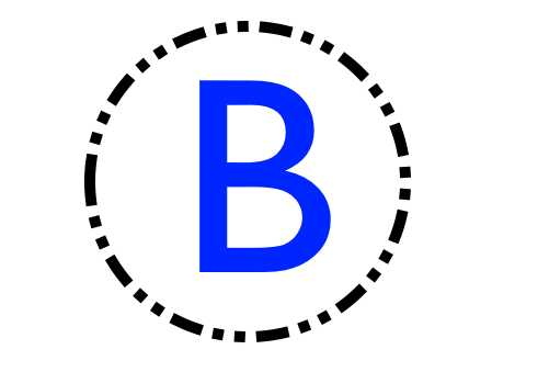 B
